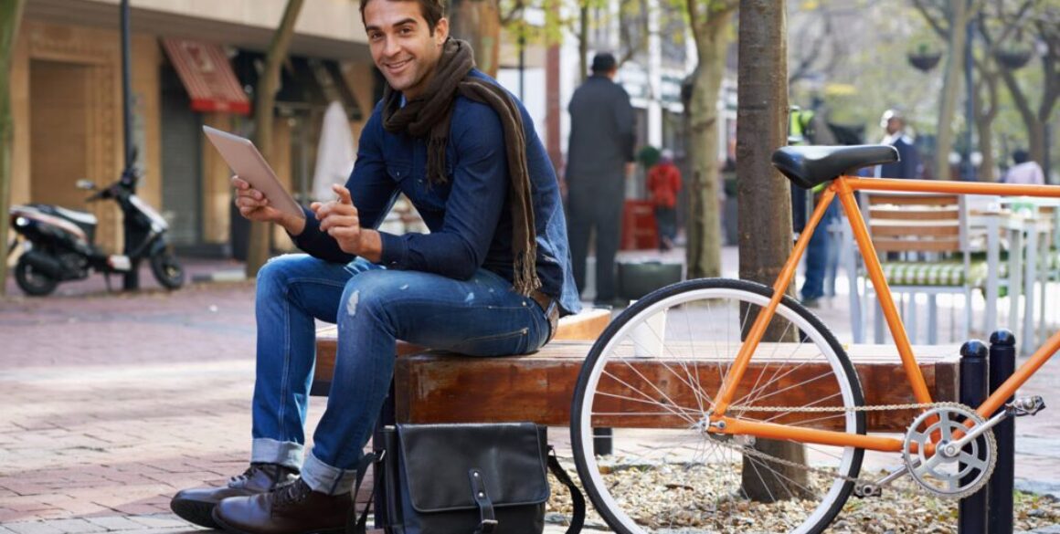 men-model-in-park-with-bike men-model-in-park-with-bike